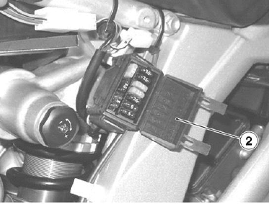 04_26 IF A FUSE BLOWS OUT FREQUENT- LY, THAT MAY BE DUE TO A SHORT CIRCUIT OR OVERLOAD. IF THIS OC- CURS, CONTACT AN Official aprilia Dealer.