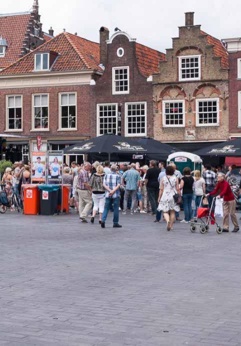 betekent respect hebben voor de mooie, historische stad en samenwerken aan schone evenementen.