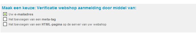 Beslist.nl zal je aanmelding controleren.