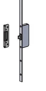 Easy2Motion elektromechanisch bediend E601 AF Elektromechanische meerpuntssluiting met automatische/ mechanische vergrendeling en een motorgestuurde ontgrendeling Met paniekfunctie aan de binnenzijde