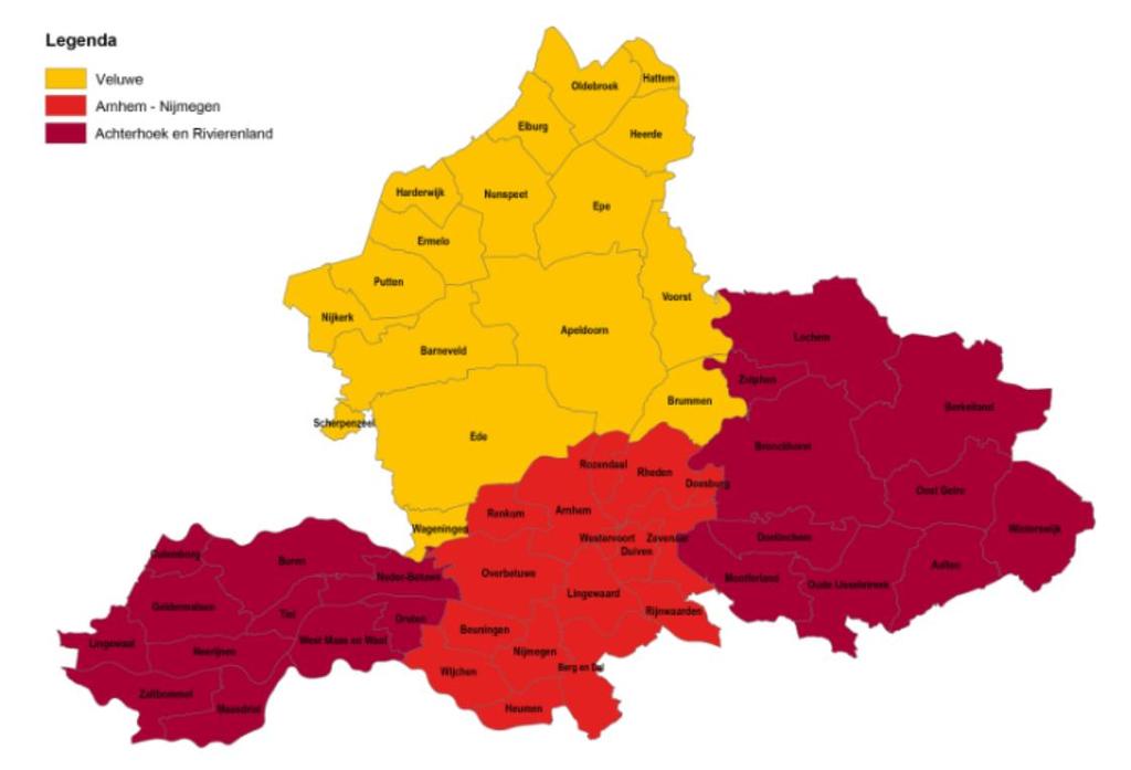 Meerdaagse zakenreizen naar Gelderse regio Ruim de helft van de zakenreizen in Gelderland vindt op de Veluwe plaats binnenlandse zakenreizen (x 1.