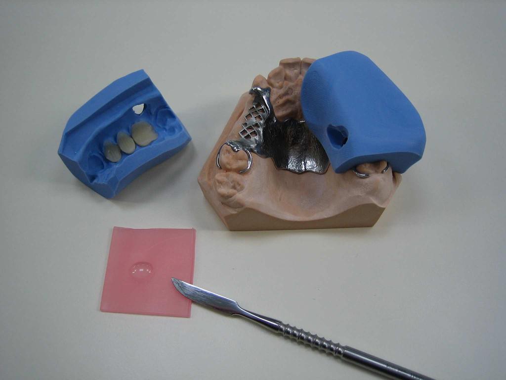 Step by step manual (frame dentures with Putty 1:1) Stap voor stap handleiding (frame