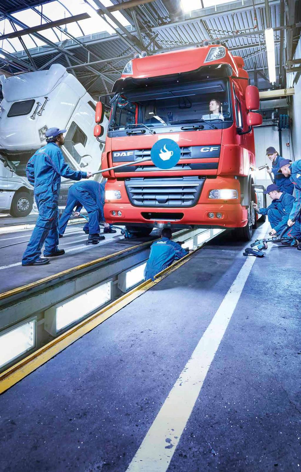 WIJ HOUDEN U OP DE WEG Voor uw bedrijf is het uiterst belangrijk dat uw trucks volledig operationeel zijn en zo de weg op kunnen. Wij begrijpen dat als geen ander.