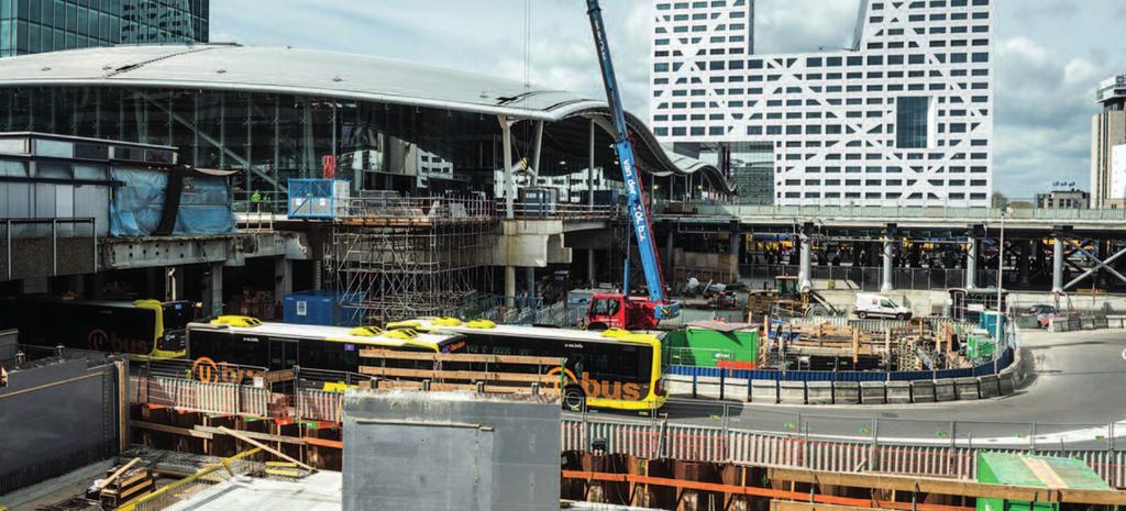 Biowasmachine in het Stationsgebied Utrecht Nietsdoen is geen optie, was het motto van de Gemeente Utrecht voor het Stationsgebied. Het gebied moest ingrijpend op de schop.