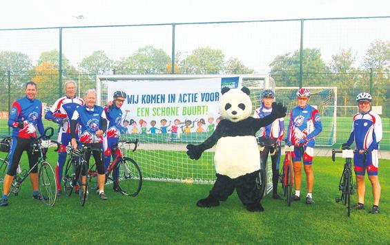 Ook de fietsers van de Driebergse Tourclub bezoekers van het park als hinderlijk ervaren.