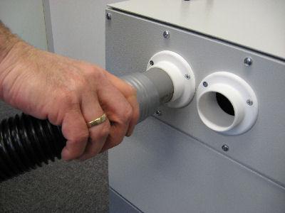 Bij onderhoud of vervanging van het filter is het dan eenvoudig de unit van het leidingsysteem los