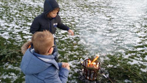 verder gegaan met het thema winter met voor de BSO het element vuur.