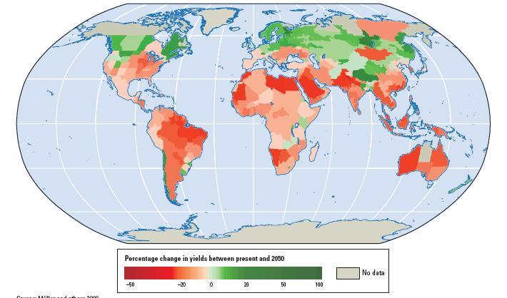 Bedreigingen voedselvoorziening: impact klimaat op