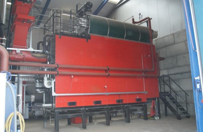 Type biomassa ketel: Warm water ketel