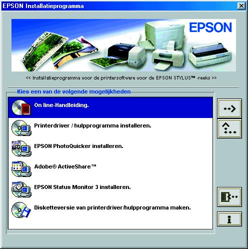 EPSON PhotoQuicker Met dit hulpprogramma kunt u in een handomdraai digitale foto s afdrukken met een groot aantal verschillende lay-outs en effecten.