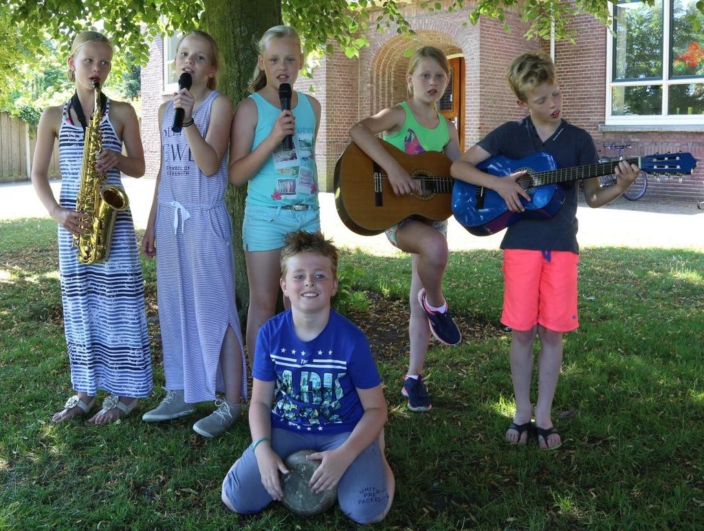 Schoolband The Rockers Enkele leerlingen uit