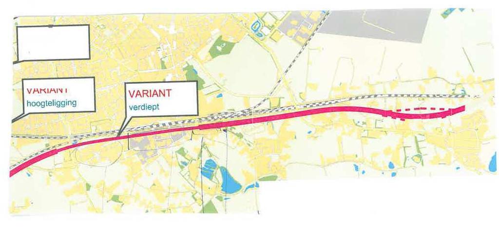 Geen Bundelingsvariant Zevenaar-Zuid Let op Zevenaar-Zuid E1 heeft zich aangepast met nieuwe infrastructuur aan de Betuwelijn en wijk + bebouwing. Bijv.
