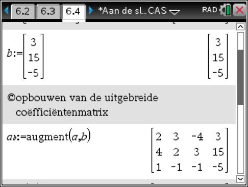 2 Met matrices Gebruik de