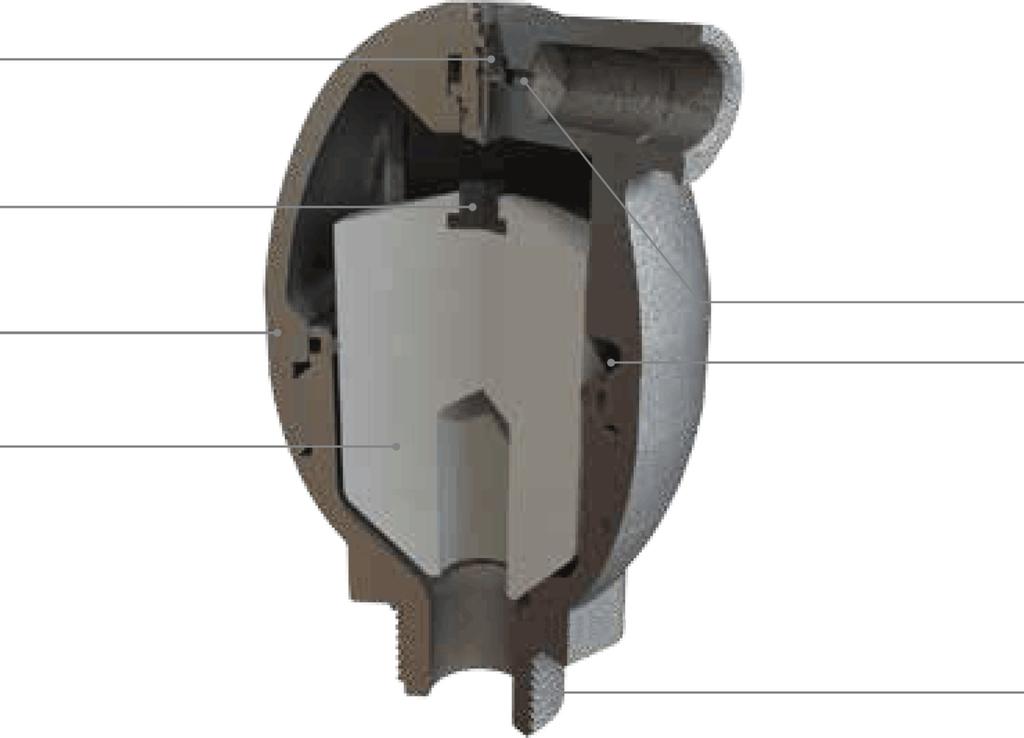 Ont- en beluchters A71 Aansluiting: ¾", 1" BSP (bu.