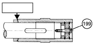 De reductor Mb IA wordt gemonteerd op de as van de machine met behulp van een draadstang die in de as wordt gedraaid. Door het aandraaien van de bout met steunpunt op sluitring (ref.