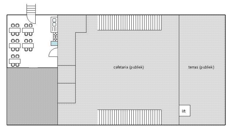 GRONDPLANNEN BOVEN Toelichting grondplan Nr Ruimte Info over de ruimte Refter/dagzaal Keuken 24 m² Het