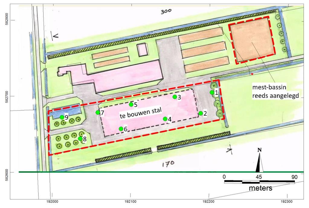 2 Gegevens plangebied 2.1 Beschrijving plangebied De Ottemaweg 8 is gelegen ten noorden van het dorp Hurdagaryp aan de oostzijde van de weg (zie afbeelding 1).