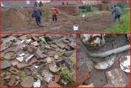 Werkgroep Archeologie Onderzoek Goorestraat 1 Onder deskundige leiding is de Heemkundekring op 6 december 2014 gestart met archeologisch en historisch onderzoek aan de boerderij van familie