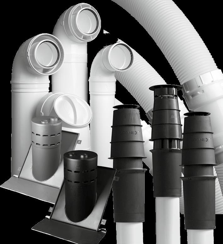 Cox Geelen, rookgasafvoersystemen Cox Geelen ontwikkelt en produceert rookgasafvoersystemen voor diverse verwarmings gerelateerde producten, zoals HR en VR cv-ketels.