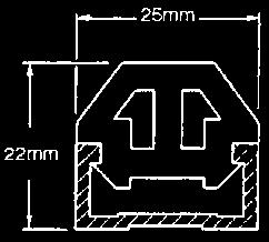 Omschrijving St/doos C65-0 Bumperstrip (-delig) - L =