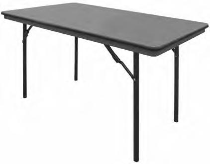 Inklapbare tafels Duurzame en sterke bankettafels met stalen frame.