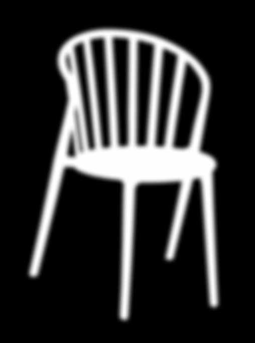 MEUBILAIR / OUTDOOR Stapelbare stoelen latten Unieke en