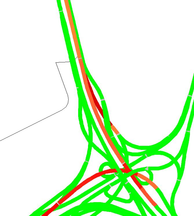 Ombouw SDG-strook A16 tot spitsstrook - effecten op de verkeersafwikkeling 8 NB: in de huidige situatie ondervindt het vrachtverkeer op de A16 alleen hinder van de file in het weefvak van hoofd- en