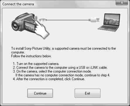Wat u kunt doen met een Windows-computer (vervolg) 1Sluit de netspanningsadapter aan op de DC IN-aansluiting op uw camcorder en het stopcontact. 2 Schakel uw camcorder in.
