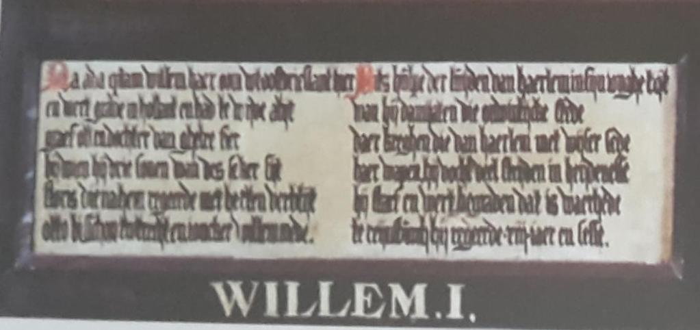 Willem I 204 Na Ada quam Willem, haer oom, uut Oostvrieslant hier En wert grave in Hollant, en had te wijve Alijt, Graef Otten dochter van Ghelre fier, Bij wien hij drie sonen wan, des seker sijt: