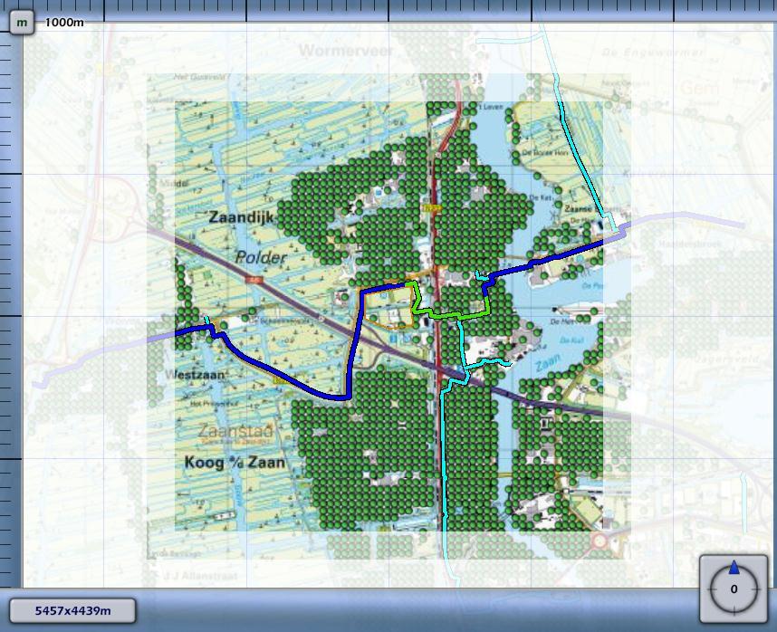 De maximale overschrijdingsfactor voor dit tracé is gelijk aan 0.064 en correspondeert met die kilometer leiding die gekarakteriseerd wordt door stationing 9740.