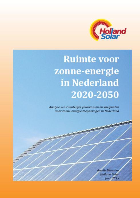 PV bijdragen aan doelen Nationaal Energieakkoord en daarna (indicatief) NL 2015: 1.