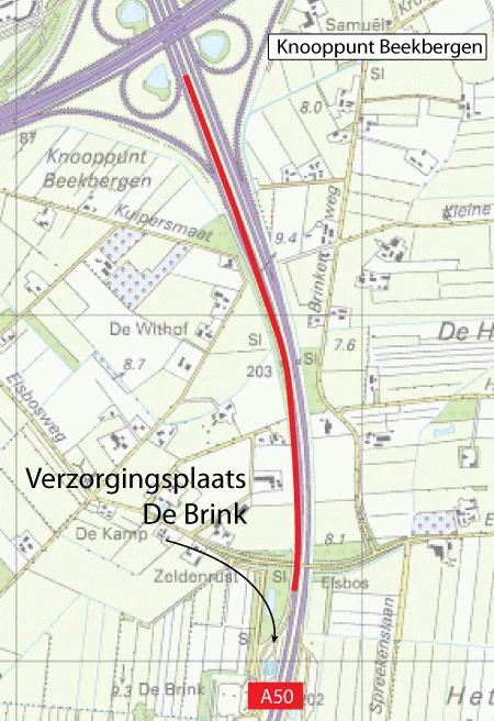 Overige verbindingswegen De verbindingsweg Zwolle-Amersfoort wijzigt niet.