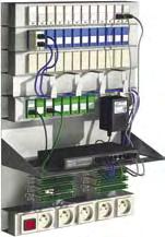 Verdeler Mini-atch systeem lle soorten aansluitingen: RJ, modules met paren snijcontacten.