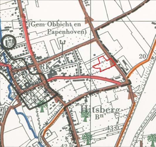 4 Historie De kaart van Tranchot uit 1805 toont geen details binnen het plangebied.