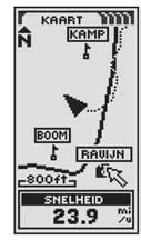 (Zie Waypoints, opties selecteren op pagina 19 of Interessepunten, opties selecteren op pagina 35.