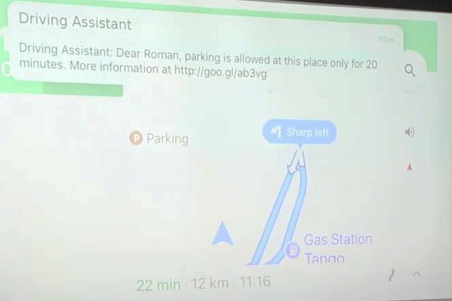Virtual Driving Assistant Dit systeem herkent de intentie van de bestuurder en kan deze communiceren met anderen.