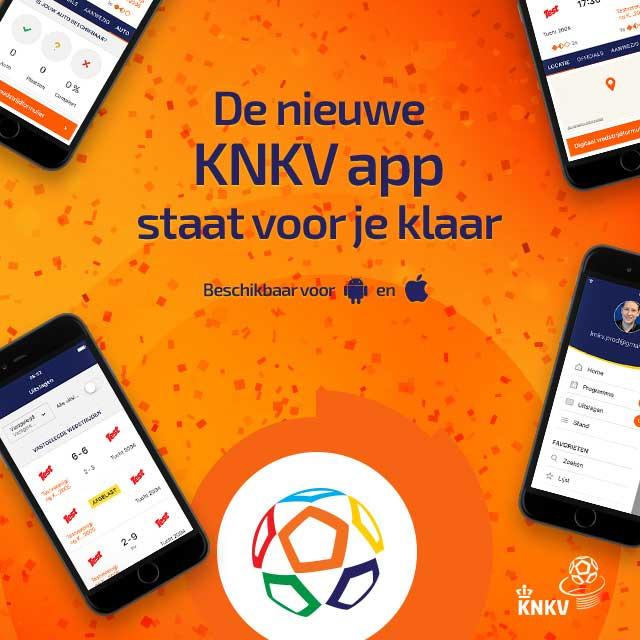 KNKV Wedstrijdzaken is dé app voor korfballers, toeschouwers, officials,
