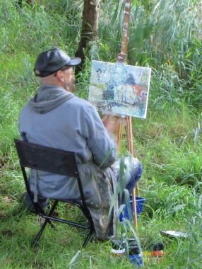 Ons kerkje bood weer veel kunst en bezoekers