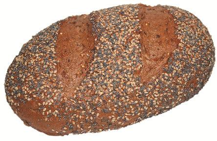 Houthakkersbrood bruin Een groot ambachtelijk bruin brood met een heerlijk krokante korst. Ideaal formaat om gelijke boterhammen van te snijden.