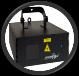 Laserworld ES-400RGB QS laser 22,50 euro per dag Een