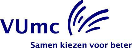 AM VU medisch centrum uitgaande van de Stichting VU-VUmc, gevestigd aan de De Boelelaan 1117 (1081 HV) te Amsterdam, KvK-nummer 64156338, vertegenwoordigd door de heer Wouter Bos, Voorzitter Raad van