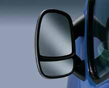 Zijspiegel met dubbele lens. Zijspie gels met dubbele lens vergemakkelijken het parkeren en inhalen. Opel Vivaro Tour 2.