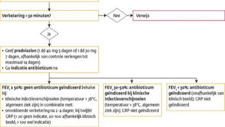 gezien; herstel duurt 5 weken Bij een exacerbatie worden veel fouten gemaakt bij het inhaleren van medicatie NHG-standaard COPD 2015 50 51 51 Indeling exacerbaties COPD Niet ernstig Toename van