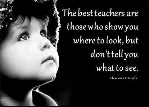 De beste docenten zijn degenen die je laten zien waar
