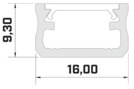 Basic Line 9,3 mm Maximale stripbreedte 12 mm GL A Afdekkappen BASIC Afdekkappen PREMIUM TRANSPARANT SEMI