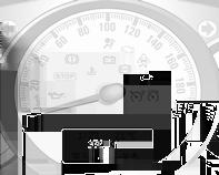 Instrumenten en bedieningsorganen 81 Snelheidsbegrenzer Maximumsnelheid kan door een snelheidsbegrenzer beperkt zijn. In dat geval zit er een waarschuwingslabel op het instrumentenpaneel.