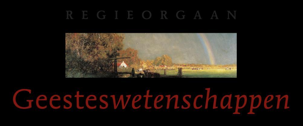 Tussenrapportage 2009 en 2010 inzake Monitoring Duurzame Geesteswetenschappen Aan Dhr.