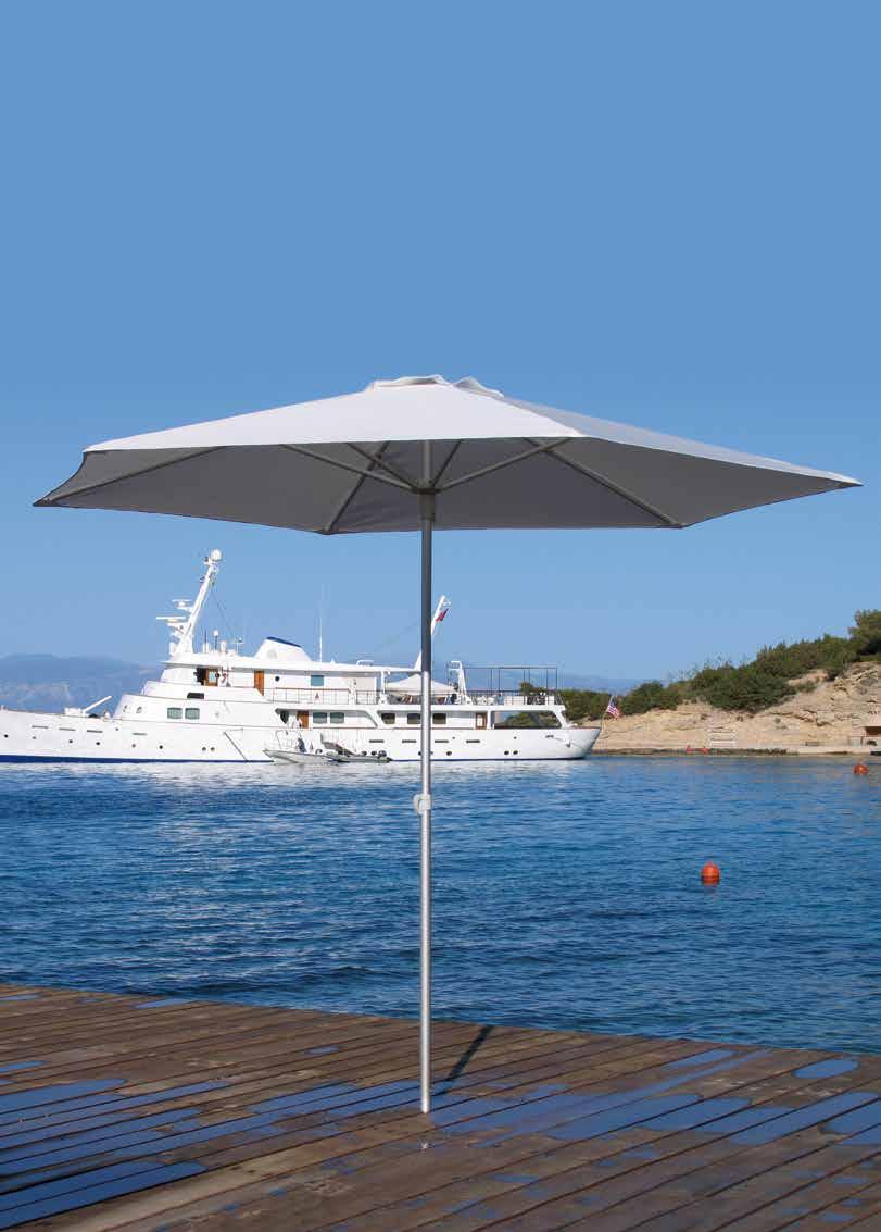 PROSTOR P50 Vrijstaande Parasol Mooi en hedendaags design Licht en eenvoudig te bedienen