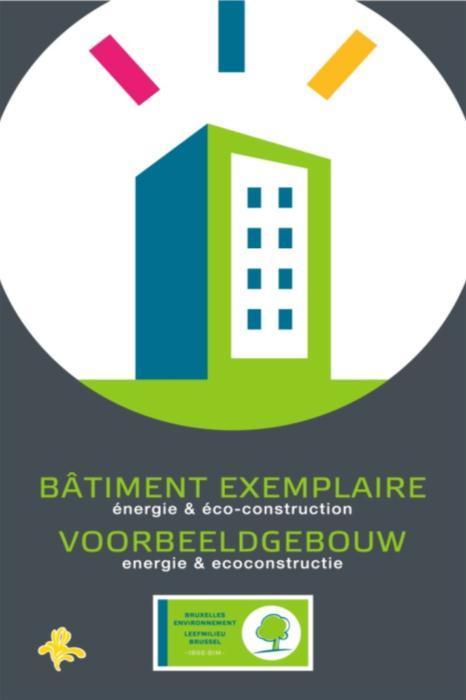 Demonstratieproject Voorbeeldgebouwen Samengevat: - Projectoproep om de bouw, renovatie en uitbreiding van gebouwen op een duurzame manier uit te voeren in Brussel - 4 criteria: Energie, Leefmilieu,