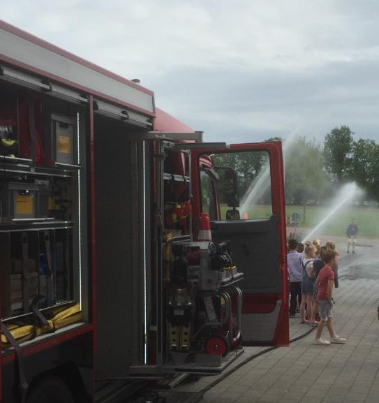Kinderen hebben die dagen veel geleerd over de brandweer als beroep, en over brandveiligheid op school en